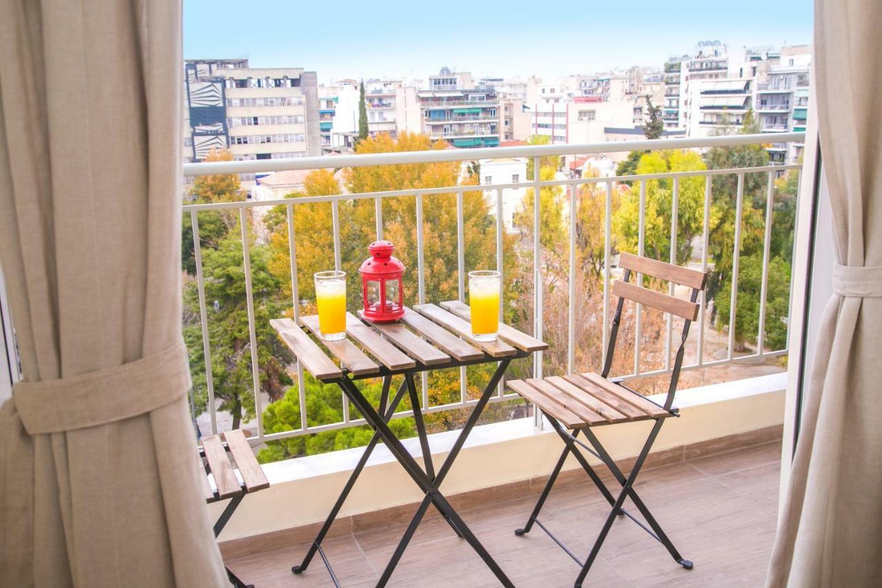 Magnificent Luxury Retrostyle Flat Acropolis View Appartement Athene Buitenkant foto