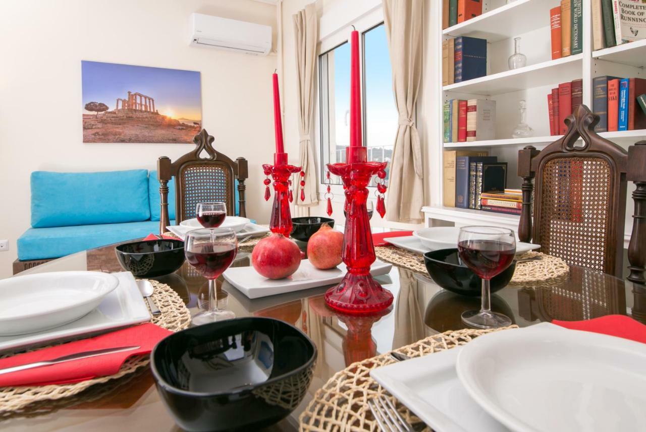 Magnificent Luxury Retrostyle Flat Acropolis View Appartement Athene Buitenkant foto