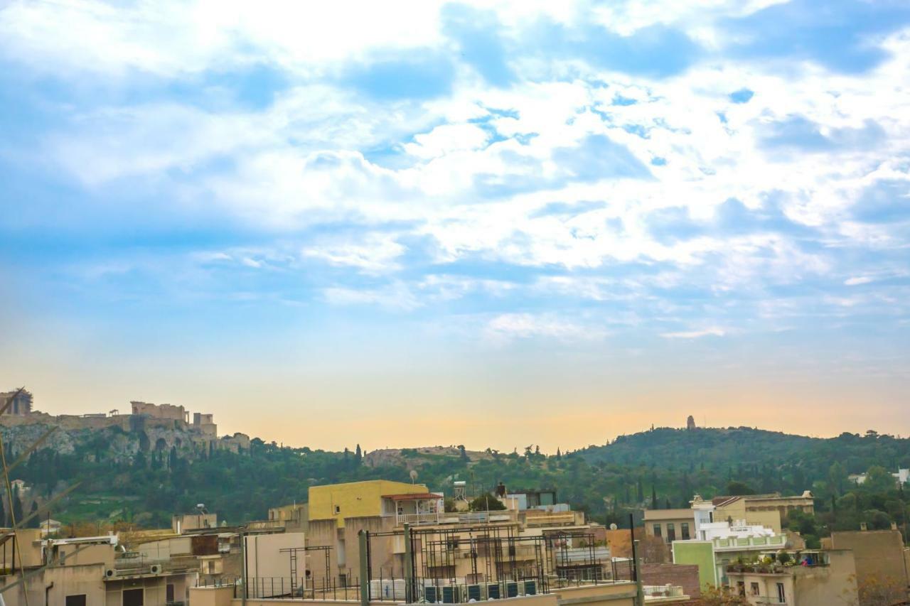 Magnificent Luxury Retrostyle Flat Acropolis View Appartement Athene Buitenkant foto