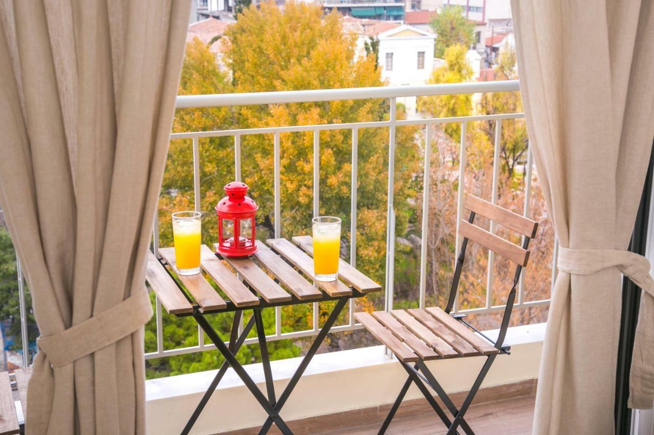 Magnificent Luxury Retrostyle Flat Acropolis View Appartement Athene Buitenkant foto