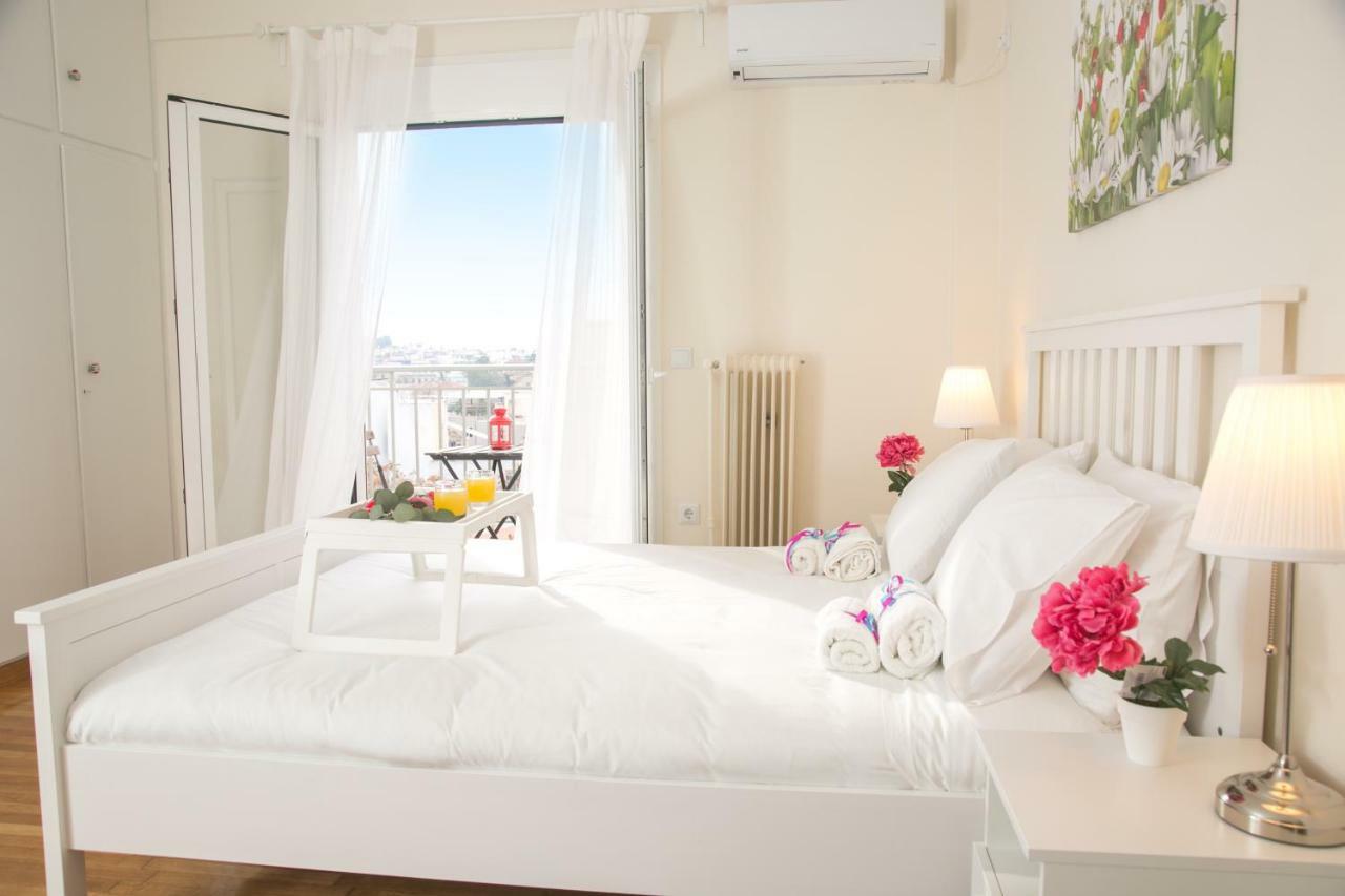 Magnificent Luxury Retrostyle Flat Acropolis View Appartement Athene Buitenkant foto